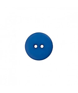 Carte de 2 boutons Polyester Rond 2 trous 23mm - Prym - certifié Oeko-Tex Bleuet Bleu