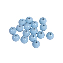 Perles en bois polies 10mm ø
