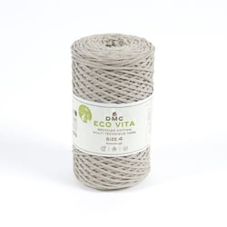DMC - Fil Coton Recyclé Eco Vita 4mm 250g Col. 131 gris