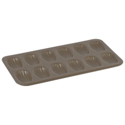 Plaque 12 madeleines - Antiadhérent (sans PFAS) - 395 x 200 x 17 mm