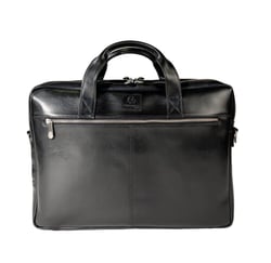 Sacoche double ordin. Exactive Cuir noir - Exacompta