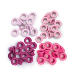 60 oeillets ronds pink We R Memory Keepers 3/16"