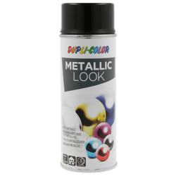 Spray de peinture - Effet métallisé - Noir - Tous supports - Dupli-color - 400ml