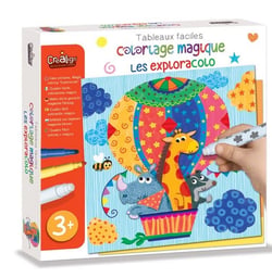 Coloriage Magique Exploracolo - Crealign - Orange