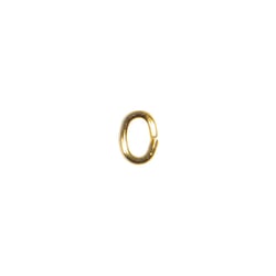 Anneau, 0,8 mm ø, or, 5,2x3,7mm, 20 pces