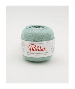 Cotons à Crocheter PHIL PERLE 5 - Phildar Menthol bleu