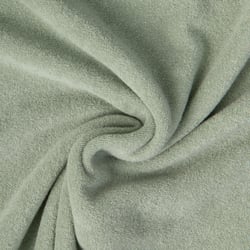 Tissu Jersey Velours Eponge Lua uni Vert amande