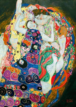 Puzzle 1000 pièces - Gustave Klimt - The Maiden, 1913 - Bluebird Puzzle
