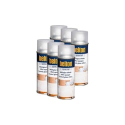 6 sprays de peinture Belton effet verre opaque laiteux 400ml