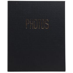 Album photo classeur 60 pages noires OfficeByMe - Noir - Exacompta