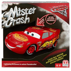 Mister Crash avec Lightning MC Queen, jeu de société pour enfants