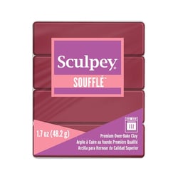 Souffle rouge tarte aux cerises  - pâte 48 gr - Sculpey