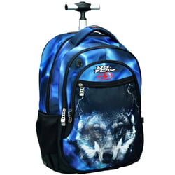 Sac à dos à roulettes No Fear Loup Flash 48 CM - Cartable