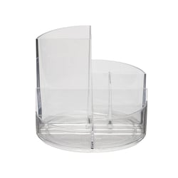 Organisateur de bureau rundbox transparent 6 compartiments - Maul