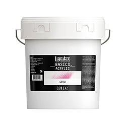 Gesso - Blanc - Acrylique, aquarelle, huile - Pot 3,78L - Liquitex basics