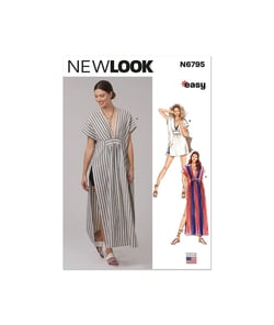 Patron New Look 6795 - Caftan en deux longueurs taille n°FR 36-54