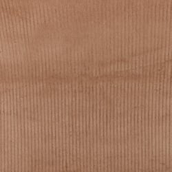 Tissu Velours Grosses côtes Marron clair