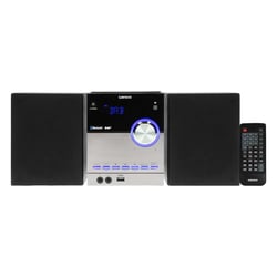 Lenco Micro-chaîne Stéréo Bluetooth avec Radio DAB+ FM et Lecteur CD Noir