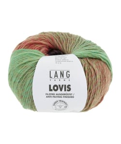 Pelote à tricoter 100% Laine Vierge LOVIS - Lang Yarns 0004 vert