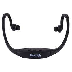 Casque Sport Bluetooth Étanche Sans Fil Pour Appels Mains Libres Smartphones Noir YONIS