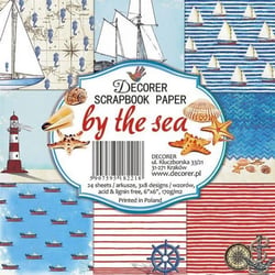 24 papiers fantaisis assorties 15.2 x 15.2 cm Décorer BY THE SEA