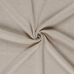Tissu Jersey Viscose chiné sur fond Beige sable