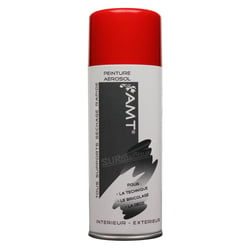 Spray de peinture rouge feu 330ml - Amt