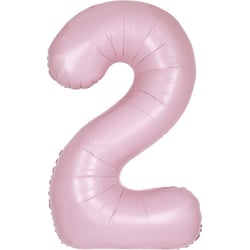 Ballon Géant Rose Mat - Chiffre 2