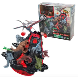 Jurassic World Shaky Volcano - EPOCH Games - Rouge