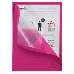 Paquet de 100 chemises à fenetre Forever - 22x31cm - Fuchsia - x 4 - Exacompta