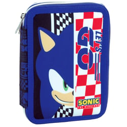 Trousse garnie Sonic Start 20 CM - 2 compartiments