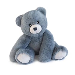 OURS OSCAR – BLUE JEAN 25 CM - Histoire D'Ours - Gris
