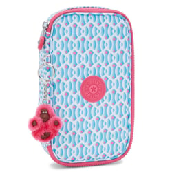 Trousse Kipling 50 Pens 21 CM Haut de Gamme Dreamy Geo Combo