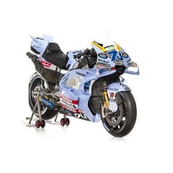 Moto miniature - Maisto - Ducati Desmosedici GP25 - MotoGP - Bleu clair - 1/18
