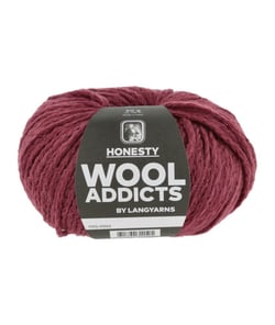 Pelote de Coton et Alpaga à tricoter HONESTY - Wool Addict 0062 rouge