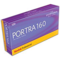 Kodak Portra 160 – Film Négatif Couleur 120, ISO 160, Tons Chair, Lot 5, 80 Poses