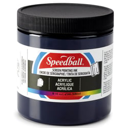 Encre acrylique bleue pour sérigraphie - Speedball