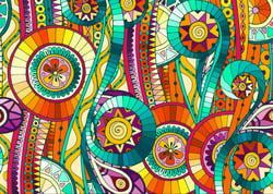 Puzzle 500 pièces - Art Abstrait - Grafika