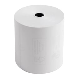 Bobine pour tickets de caisse 80x72mm - 76m - 1 pli thermique 48g/m2. - Blanc - x 30 - Exacompta