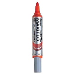 Lot de 12 marqueurs tableau blanc PENTEL orange pointe ogive 2,5 mm
