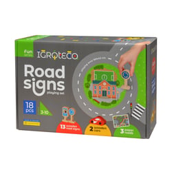 Set de jeu Panneaux routiers 18 pièces IGROTECO