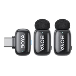 BOYA Micro sans fil Mini 14 - 2.4 GHz Noir - 2TX + 1RX