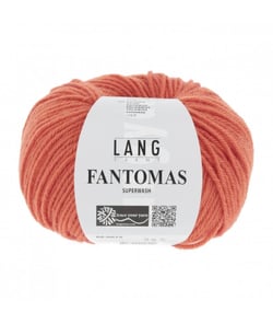 Pelote de Laine à tricoter FANTOMAS - Lang Yarns 75 Orange