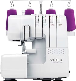 VIOLA T12 Surjeteuse avec Différentiel, Enfilage Simplifié, Machine à Coudre