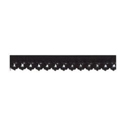 Bobine 25m élastique lingerie 12mm Noir 12mm