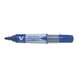 Lot de 10 Marqueurs pour tableau blanc V BOARD MASTER Pointe Ogive Moyenne Bleu PILOT