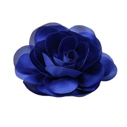 Broche fleur 11cm bleu