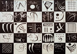 Puzzle 1000 pièces - Kandinsky - Trente, 1937 - Bluebird Puzzle