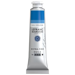 Peinture à l'huile - Extra-fine - Bleu Céruléum - 027 - Lefranc Bourgeois - 40ml