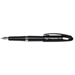 Stylo plume de calligraphie Pentel Tradio Calligraphy - Noir - Pointe 1,4 mm - Lot de 12